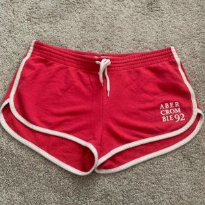 A&F Cherry Red Vintage Booty Shorts